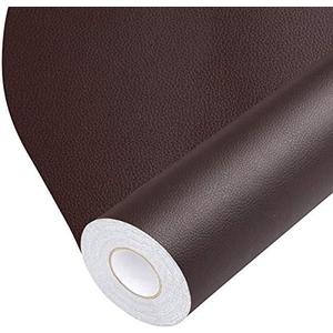 BSZHTECH Leather Repair Tape Self-Adhesive Leather Repair Patch for Couch Furniture Sofas Car Seats Advanced PU Vinyl Leather Repair Kit (Dark Brown, 3.9X79 inch)