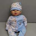 Aori Reborn Baby Dolls Boy - 18'' Realistic Newborn Baby Doll with Blue Feeding Set & Birth Certificate - Lifelike Weighted Body for Role Play, Gift for Kids Ages 3+