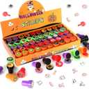 Halloween Stamps for Kids,50 Pcs Halloween Decorations Stamps Goodie Bag Fillers, Party Toys Bulk for Treat Bags Party Favors for Kids, Holiday Supplies Favors for Goody Bag, Candy Bags Classroom Prize