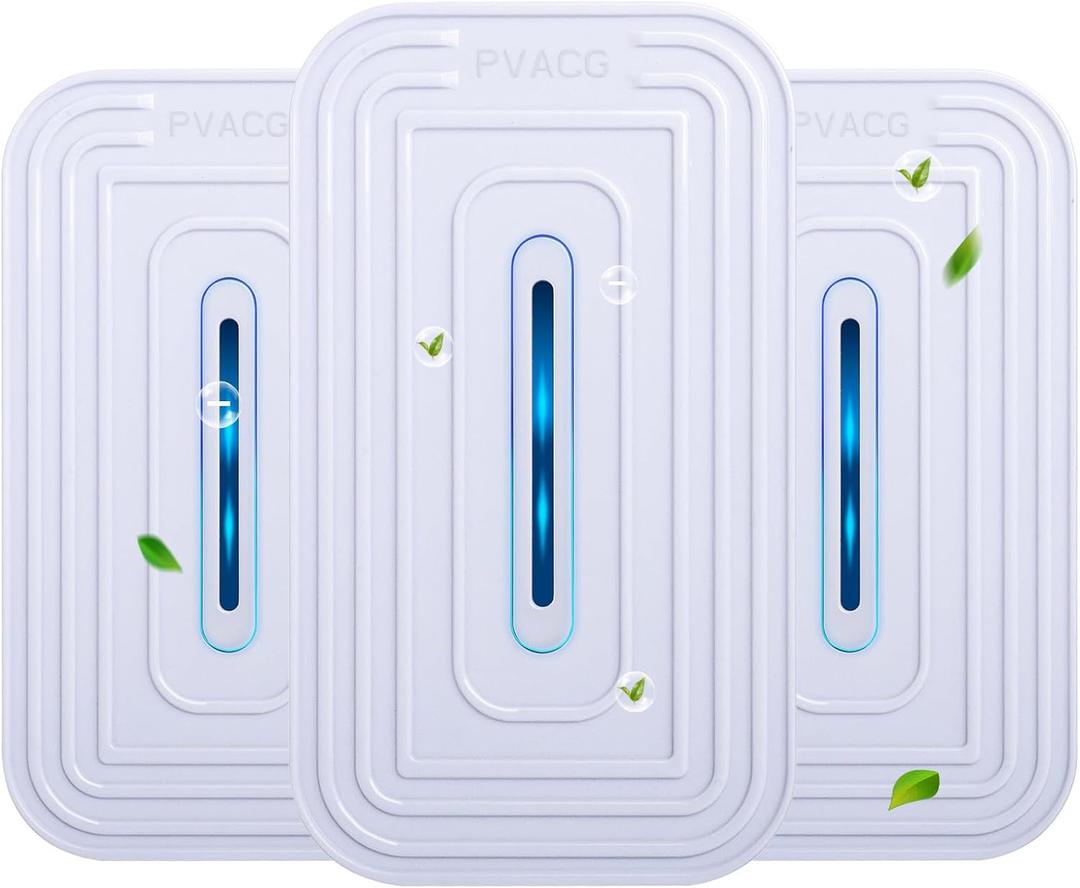 3 Pack 2026 Upgraded Plug in Air Ionizers for Home,Ionic Air Purifier for Home Office Bedroom Bathroom Living Room Quiet and Portable Air Freshener for Bedroom(3,White)
