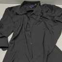 Shield-X Men's Dress Shirt Regular Fit Stretch Stain Shield Long Sleeve Solid Business Wedding Button Down Shirts, Size XL