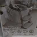 Jool Baby Potty Training Seat with 2 Step Ladder for Toddlers - Splash Guard, Adjustable Height (Gray)