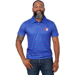 FOCO NBA Mens NBA Team Logo Polo Short Sleeve Polyester Shirt (Small)