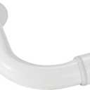 Room Darkening Curtain Rod 84-120 Inches, Wrap Around Design, Extra-Thick 1-Inch Diameter Single Drapery Rod, Extendable Metal Rod Set of Window Treatment (Matte White, 84-120")