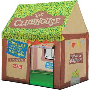 SweHouse Kids Play Tent Indoor: Clubhouse Tent for Toddler with Roll-up Door & Windows Playhouse - Boy Girl Tent Outdoor Birthday Gifts Toys, Large
