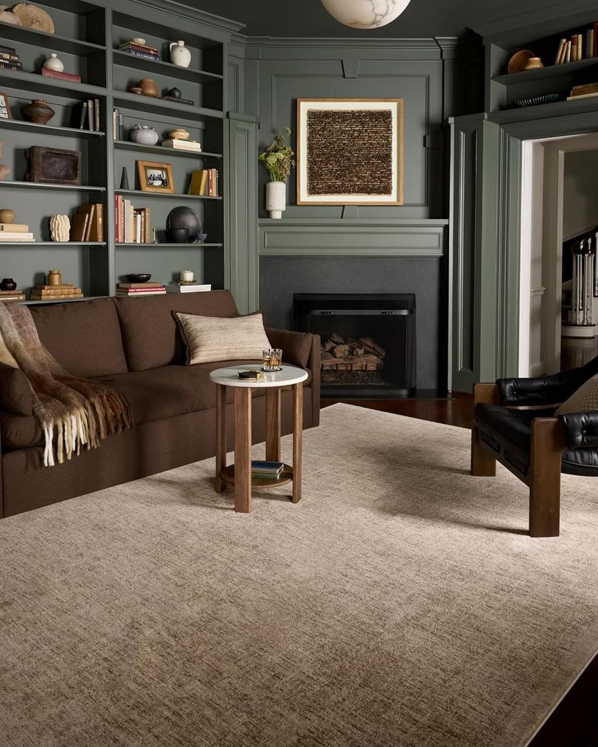 Loloi Winston Collection WIT-01 Taupe/Bone 2'-7" x 8'-0", .38" Pile Height, Runner Rug, Soft, Durable, Non-Shedding, Easy Clean, Rug for Living Room