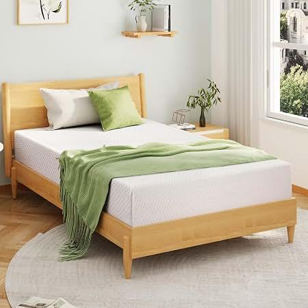 Full Size Mattress 10 Inch Hybrid, Memory Foam & Individually Pocketed Springs, Bed in a Box, Medium Firm, Breathable Surface, Pressure Relief, Fiberglass Free & CertiPUR-US Certified, 75"x54"x10"
