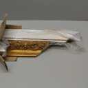 DIY Solid Wood Ornate Frame for 24x36 Elizabeth Paintings, 3.7" Wide Traditional Canvas Frame for Art Lover Housewarming Birthday Wedding Grandparents Teacher Gift, No Glass & Back (Gold)