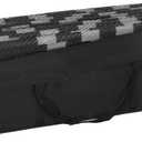 Reversible Large Outdoor Rug, 9' x 12' Waterproof Plastic Straw Floor Mat, Portable RV Camping Carpet with Carry Bag for Backyard, Deck, Picnic, Beach
