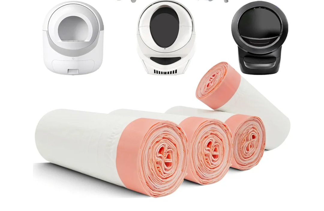 Heavy Duty Cat Litter Box Liners for Fsitego & Fumoi Automatic Litter Boxes, Extra Thick Self-Cleaning Litter Box Bags for cumrigel litter bags, Cat Litter Bags with Drawstring and Leakproof