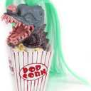 Scary Halloween Decorations, Popcorn Clown Sculpture, Creepy Killer Clown Popcorn Decorations for Halloween Party Haunted House Props (B)