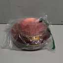 Rubtlamp 60 Pcs Red Plasitc Plates, Gold Red Disposable Plates, Fancy Party Plates, Hammered Plastic plates Include 30 Dessert Platos, 30 Dinner Platos for Party, Thanksgiving&Christmas