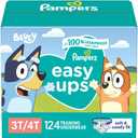 Pampers Training Pants - Easy Ups Boys & Girls Bluey - Size 3T-4T, 124 Count, Children's Potty Underwear
