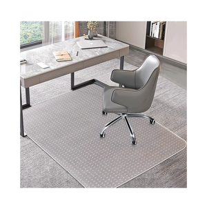 Office Chair Mat for Carpets, Clear Computer Desk Chair Mat for Low Carpeted Floors, Thick and Sturdy Carpet Protector, Easy Glide and Flat Without Curling(30'' x 48'' Rectangle)