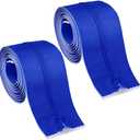 2 Roll Heavy Duty Zipper Dust Barrier Zipper 3 Inch x 7 ft Construction Zipper Self Adhesive Zipper used for Greenhouse Dust Barriers Tent AccessoriesBlue (2)