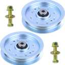 2 Pack 753-08171 756-04129B Idler Pulley for Cub Cadet 50" RZT 50 | Replaces 753-08171 Idler Pulley Kit 756 04129B 753-08068 for Cub Cadet RZT 54 LTX 1040 LT1045 LTX 1050 Troy Bilt 42" Mowers