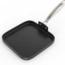 Nonstick Griddle Pan Replacement for Ninja Foodi C30628, 11-Inch Stovetop Griddle with Big Cooking Surface, Versatile Square Frying Grill Pan with Handle, Flat Grill Pan for All Cooktops, Oven Safe
