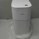 MOPALL Small Bathroom Trash Cans with Lids,Motion Sensor Bathroom Trash Can,Narrow Waterproof Plastic 3.5 Gallon Automatic Adsorption Touchless Garbage Can,White (Slim)