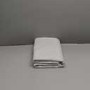 Joydeco Blackout Curtains for Bedroom - Natural Linen Curtains 70" W x 90" L (Pack of 1), Thermal Insulated 100% Blackout 1 Panel White Rod Pocket & Back Tabs Light Blocking Drapes for Living Room