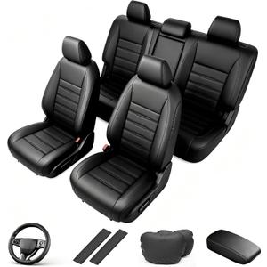 AOMSAZTO Custom Fit Seat Covers for Honda CRV 2023-2026 Kit-Black