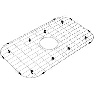 Kitchen Sink Grid and Sink Protectors, Stainless Steel Sink Grids for Bottom of Kitchen Sink, 26 3/8" x 14 9/16" with Center Drain for Single Sink Bowl