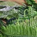 2PCS 45in Fake Ferns- Large Artificial Plants Outdoor, UV Resistant Artificial Ferns for Outdoors, 60 Branches Faux Boston Fern Realistic Weatherproof Fake Plants for Porch Home Patio Hanging Decor