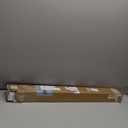 Joydeco Cordless Zebra Blinds (Pro), Dual Layer Light Control Zebra Blinds for Windows, Light-Proof Aluminum Cover, Free-Stop Roller Shades for Home & Office (White,34.5" W x 75" H)