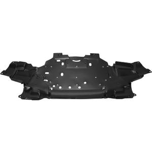 HECASA Engine Splash Shield Compatible with 2015-2020 Honda Fit LX Sport EX EX-L Replacement for HO1228147 HO1228148 74110T5RA00 74110T5RA10 Plastic Black