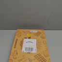 Pinzoveco Chip Rack Display Stand, 5 Tiers 40 Clips Snack Organizer for Office Desk, 360 Rotating Wooden Base Chip Holder Candy Display for Concession Stand, Countertop, Party, With Message Board (White)