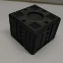 PUEEZOC Annoying Gift Box with Screws Hard to Open Gift Box Prank Gifts Funny Annoying Present Box Novelty 3D Printed Gag Gift for Christmas(Black Gold)