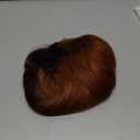 HAIRCUBE Long Auburn Wig with Bangs Layered Curly Orange Wigs for Women Natural Synthetic Wigs for Daily Use (pelucas de cabello natural)