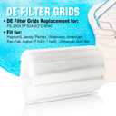 PFS2448 DE Filter Grids Compatible with Hayward, Jandy, Pentair, Waterway, American, Pac-Fab, Astral (7 full + 1 half) - Universal Grid Set, 48 Sq.Ft, Replace Part Number: FS-2004, PFS2448, FC-9540