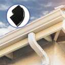 Veemoon Gutter Downspout Extensions Elbow, 90 Bend Angle Downspout Fitting Aluminum Alloy Rain Gutter Elbow Connector Pipes Right Angle Adapter for Easy Installation and Durable Use