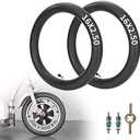 WEIYINGSI 16x2.50 2.50-12 Inner Tube Compatible with Electric Bikes, Kids Bikes, BMX Bicycles and Scooters with Rim 12 inch