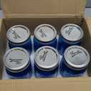 eleganttime Blue Wide Mouth Mason Jars 32 oz,6 Pack Colored Quart Glass Canning Jars with Airtight Lids for Canning,Pickling,Storage,DIY Crafts & Dcor
