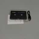 Arsvita Car Audio Bluetooth Wireless Cassette Receiver, Tape Player Bluetooth 5.0 Cassette Aux Adapter, Black