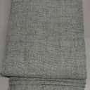 Tollpiz Sage Green Linen Cotton Curtains Back Tab Living Room Semi Sheer Curtain Pocket Neutral Boho Light Filtering Farmhouse Burlap Drapes Bedroom, 52 x 84 inches Long, 2 Panels