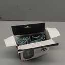 EXPAWLORER 4PCS Anti-Slip Dog Shoes - Waterproof Dog Booties & Paw Protectors with Reflective Straps for Outdoor Cold/Hot Pavement, Indoor Hardwood Floors, Winter Boots for Small Medium Large Dogs (Size 4: 2.48"x2.18" (L*W) (Pack of 4))