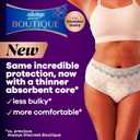 Always Discreet Boutique Incontinence and Postpartum Underwear for Women, Maximum Protection, Small/Medium, Rosy, 20 Count