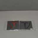 Emblem Cover Compatible with Model Y 2024 2023 2022 2021 2020 Accessories 2 PCS