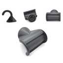 Anti-Flight Flyaway Attachment Nozzle Compatible with Laifen Swift Hair Dryer/SE/SE 2 Styling Tool, Hair Smoothing Dryer Accessories for Laifen, Black