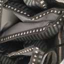 ATORPOK Camping Cot for Adults with Cushion Comfortable, Tent Folding Cot for Sleeping, Lightweight Folding Bed with Carry Bag Supports 450 lbs (Large Size, Black)