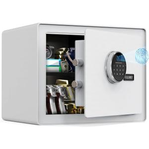 Goldenkey 1.6 Cu.Ft Luxury Fingerprint Safe, Biometric Jewelry Safe Box