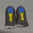 Plantar Fasciitis Inoles Heel Cup Arch Support InsertPORON Cushion - Made in USA Heel Pain, Heel Spurs, Flat Feet, Tendonitis, Shock Absorption (Gray, Women 6-11.5 / Men 4.5-9.5)