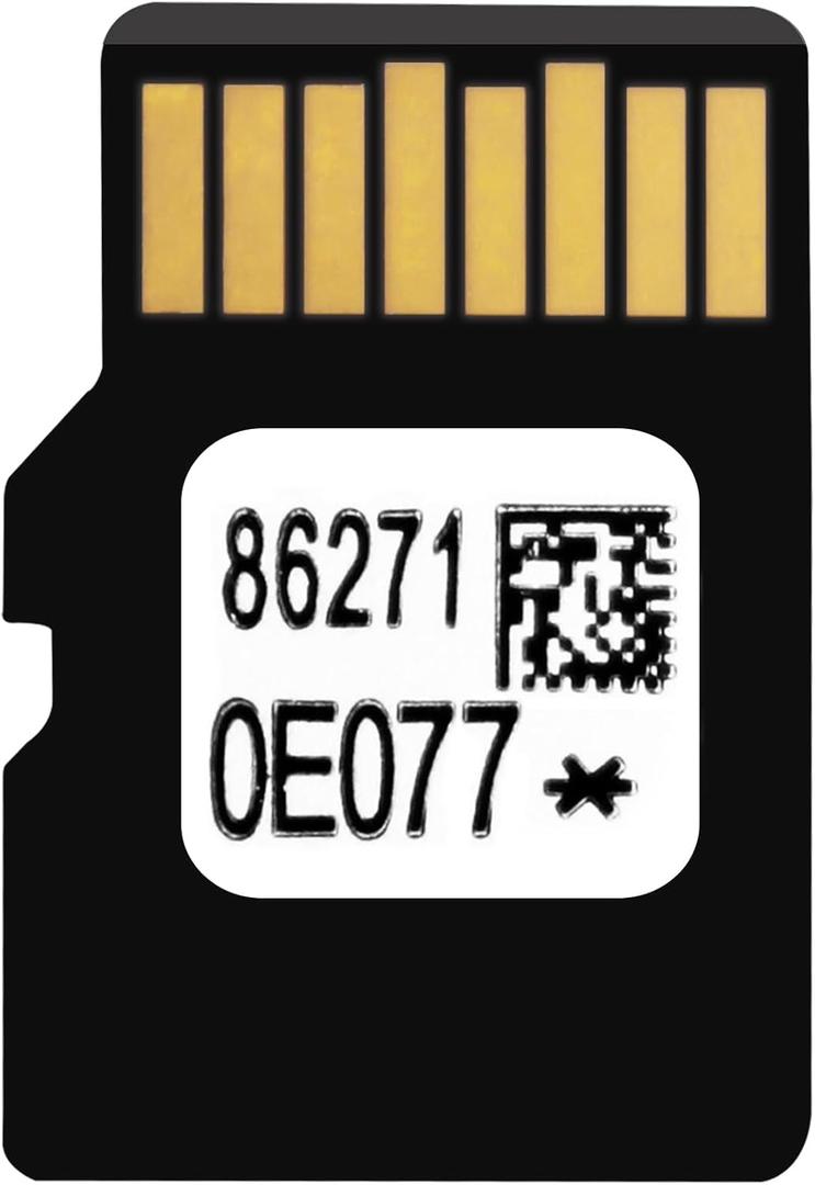 2025 Latest Navigation SD Card Compatible with Toyota Highlander Tacoma 4Runner RAV4 Camry Corolla Tunder, Navigation Accessories Micro SD Card Update USA/Canada GPS Maps, 86271-0E077