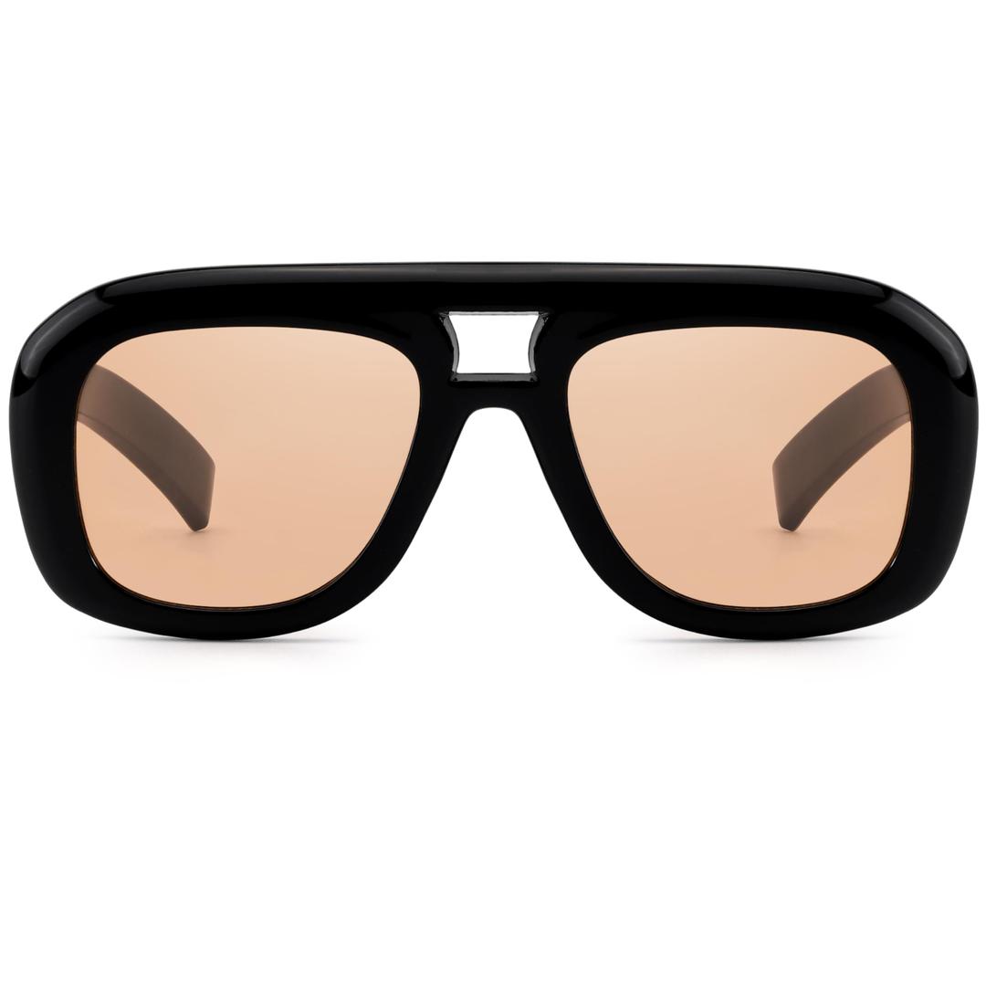 DreamCalf Oversized Aviator Sunglasses for Women Men Trendy Big Wide Sun Glasses with UV Protection for Daily Life