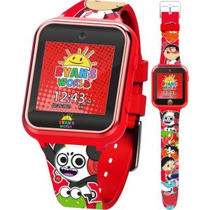Ryans World Kids Smart Watch with Touchscreen Games Camera Voice Recorder Pedometer LED Display & Learning Tools  Adjustable Silicone Strap Fits Wrists 5.5" to 8" (Multi)