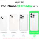 ORNARTO Vortuxe for iPhone 13 Pro Max Case 6.7" | 2X MIL-STD Drop Protection | Compatible with MagSafe | Sleek Aesthetic Liquid Silicone Phone Cover - Sky Whisper