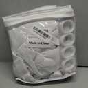 Farmhouse Shower Curtain with Ruffle Hem Linen White Shower Curtains for Bathroom Country Vintage Rustic Natural Fabric, White, 72"W x 78"L