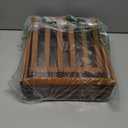 Folding Corner Shoe Rack, Entryway Shoes Rack, 2/3/4/5 Tiers Space Saving Wooden Shoes Organizer, Folding Free Installation Shoe Cabinet with Stable Construction Coffee 5 Layers